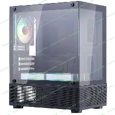Компьютерный корпус 1STPLAYER MIKU Mi2-A ARGb черный mATX 3x120мм ARGb fans Mi2-A-BK-2FC7R-1FC7