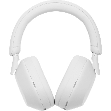 Беспроводные/проводные наушники Sony WH-1000XM5 белый, полноразмерные, Bluetooth + проводной, активное шумоподавление, до 30 ч