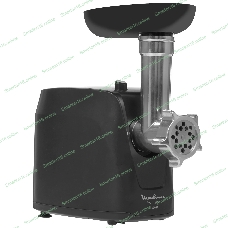 Мясорубка электрическая Moulinex ME112832 черный/серебристый, 1600 Вт, 1.9 кг/мин, реверс, защита от перегрузки, насадки - 5