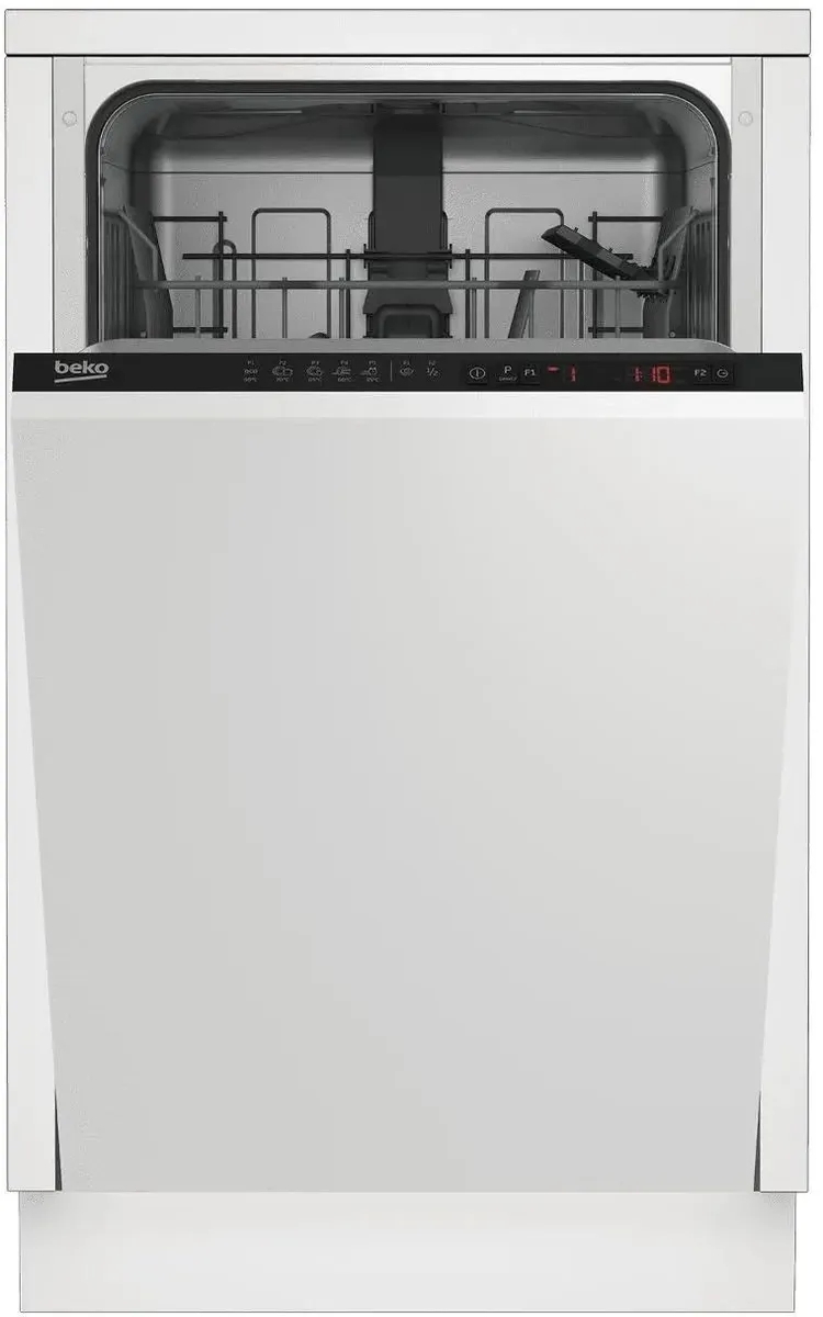 Встраиваемая посудомоечная машина Beko BDIS15961, черный, 44.8 см, 9 компл., 55 дБ, класс A