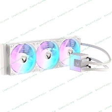 Кулер с водяным охлаждением Formula V Line ICE JET GLOW 360 WH, 360мм, 3x120мм, ARGB fans, LGA115X/1200/1700/1851, AM4/AM5