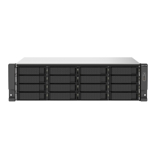 Сетевое хранилище без дисков SMB QNAP TS-1673AU-RP-16G NAS 16 HDD trays, 2x 2.5 GbE, rackmount, 2 PSU. 4-core AMD V1500B 2,2 GHz,RAM 16 Gb (1 x 16 GB) up to 32 Gb (2 x 16 GB). W/o rail kit RAIL-B02