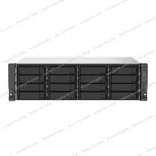 Сетевое хранилище без дисков SMB QNAP TS-1673AU-RP-16G NAS 16 HDD trays, 2x 2.5 GbE, rackmount, 2 PSU. 4-core AMD V1500B 2,2 GHz,RAM 16 Gb (1 x 16 GB) up to 32 Gb (2 x 16 GB). W/o rail kit RAIL-B02