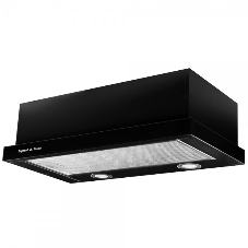 Вытяжка встраиваемая Zigmund & Shtain K 017.6 B черный, 60 см, 700 куб. м/ч, 51 дБ