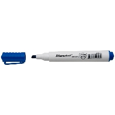 Маркер для досок Silwerhof Prime+, скошенный пишущий наконечник, 2-5мм, синий, коробка