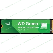 Накопитель SSD Western Digital WD Green SN3000, 1Tb M.2 2280, PCI-E 3x4, R/W - 5000/4200 MB/s