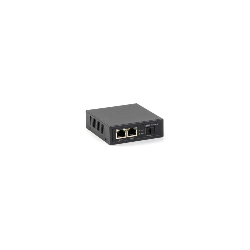 Коммутатор Бастион SKAT PoE-2E-1S, 2×100 Мбит/с PoE++ + 1×1 Гбит/с SFP, неуправляемый