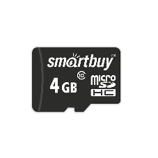 Флеш карта microSD 4Gb Smartbuy microSDHC Class 10