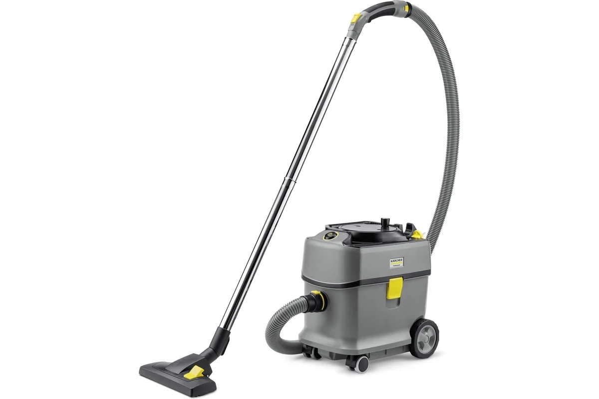 Пылесос Karcher T 15/1 серый/черный, 585 Вт, уборка сухая, пылесборник мешок/контейнер 15 л