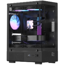Корпус Formula Crystal Z1CM v2 черный без БП mATX 5x120мм 1xUSB3.0 audio bott PSU