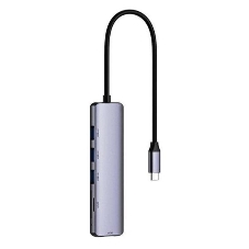USB-концентратор Netac WF14, USB Type-C, USB/HDMI/MicroSD/SD, USB