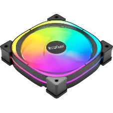 Вентилятор для корпуса PCCooler EF120 ARGb черный, 120 мм, 1500 об/мин, 25.7 дБ, 4 pin