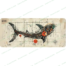 Коврик для мыши Cactus Shark 900x400x4мм (CS-MP-COR03XXL)