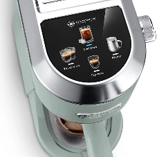 Кофеварка рожковая Delonghi EC890.GR зеленый, молотый, 1,1 л, 1450 Вт, 15 бар