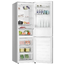 Холодильник Haier CEF536CSG серебристый двухкамерный 240/105 л морозилка снизу, No Frost