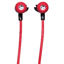 Проводные наушники Oklick HP-S-210 красный, внутриканальные, Jack 3.5 мм