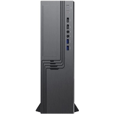 Компьютерный корпус Slim Case Powerman EL555 черный PM-300ATX 2хUSB 3.0+2хUSB 2.0,HD,Audio mATX, miniATX