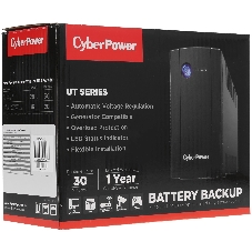 Источник бесперебойного питания CyberPower UTI675E/675 ВА/360 Вт/2 х CEE 7 (евророзетка)