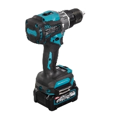 Дрель-шуруповерт Makita HP001GD201, 40 В, 2,5 Ач, 140 Нм, бесщеточный, ударный