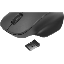 Мышь беспроводная Xiaomi Wireless Mouse Comfort Edition черный, 1200 dpi, радиоканал, USB, кнопки - 3