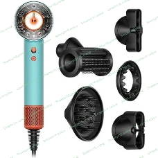 Фен Dyson HD16 Supersonic Nural Ceramic патина/топаз, 1600 Вт, компактный, ионизация