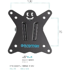 Кронштейн для телевизора Kromax CASPER-101 черный, 10