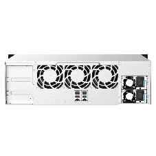 Сетевое хранилище без дисков SMB QNAP TS-1673AU-RP-16G NAS 16 HDD trays, 2x 2.5 GbE, rackmount, 2 PSU. 4-core AMD V1500B 2,2 GHz,RAM 16 Gb (1 x 16 GB) up to 32 Gb (2 x 16 GB). W/o rail kit RAIL-B02
