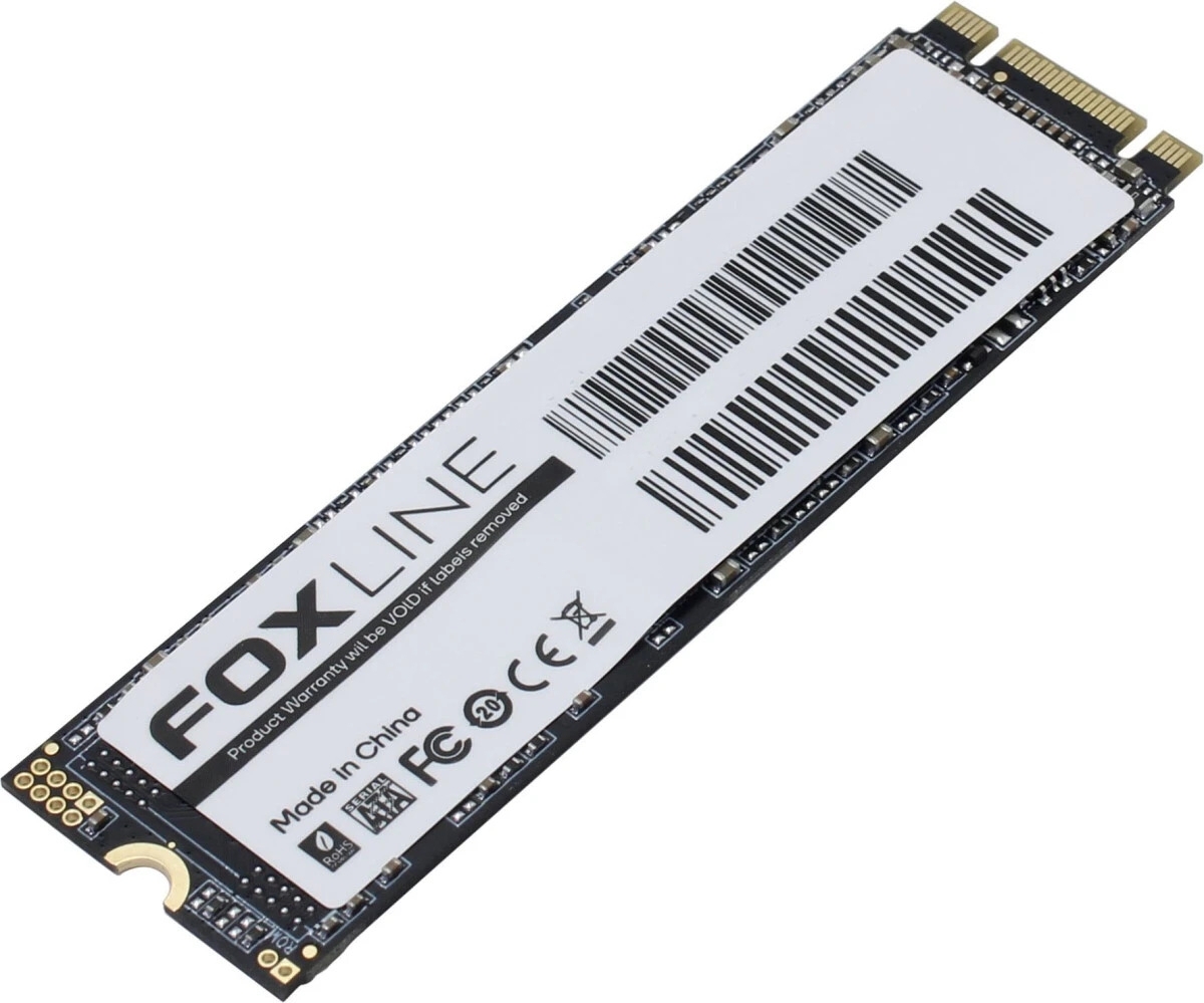 Твердотельный накопитель Foxline SSD X5T, 512GB, M.2(22x80mm), SATA3, 3D TLC, R/W 500/440MB/s, IOPs 60 000/70 000, TBW 300, DWPD 0.8 (2 года) OEM