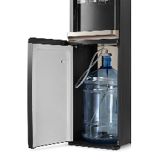 Кулер для воды AEL LD-AEL-806a, нижняя загрузка, нагрев 95 °С, охлаждение 10 °С, черный/золотистый