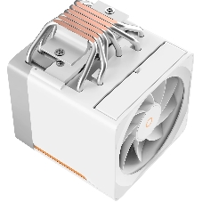 Кулер для процессора CPU Cooler Ocypus Delta A62 EX WH Digital (250W, 4-pin PWM, LED temp., 160mm, Al/Cu, 6x6mm, 2x120mm, 70CFM, 31dBA, 1800RPM, S: 1851/1700/1200/115X, AM5/AM4, white)