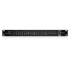 Коммутатор Ubiquiti EdgeSwitch 48 500W (ES-48-500W(EU)), 48×1 Гбит/с PoE + 2×1 Гбит/с SFP + 2×10 Гбит/с SFP+, управляемый