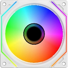 Вентилятор для корпуса Bloody BD-CF120ARGb5 LCD ARGb белый, 120 мм, 1600 об/мин, 26 дБ, 4 pin
