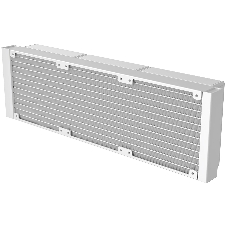 Система жидкостного охлаждения ID-Cooling FX360 LCD PE WHITE, 360 мм, 3x120 мм, 2450 об/мин, 34.3 дБ, 4-pin PWM, 350 Вт, ЖК-дисплей, ARGB, белый