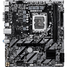 Материнская плата Gigabyte H810M S2H GEN5, LGA 1851, Intel H810, 2xDDR5, 4xSATA, 1xM.2, 1xPCIe 5.0 x16, 1xPCIe x1, 1xVGA, 1xHDMI, 1xDP, 1x1Gb LAN, 4xUSB-A 5Gbps, 2xUSB-A 2.0, 1xPS/2, 3x3.5 мм, 7.1, mATX