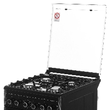 Плита газовая Gefest ПГ 5300-02 0046 черный, конфорок 4 шт, духовка 52 л, 50 см x 85 см x 58.5 см