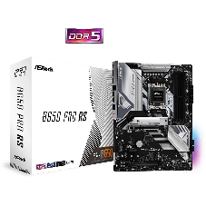 Материнская плата ASRock B650 PRO RS, AM5, AMD B650, 4xDDR5, 4xSATA, 3xM.2, 1xPCIe 4.0 x16, 1xPCIe 3.0 x4, 1xPCIe 3.0 x1, 1xDP, 1xHDMI, 1x2.5Gb LAN, 1xUSB-C 10Gbps, 1xUSB-A 10Gbps, 2xUSB-A 5Gbps, 6xUSB-A 2.0, 3x3.5 мм, 7.1, ATX
