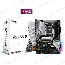 Материнская плата ASRock B650 PRO RS, AM5, AMD B650, 4xDDR5, 4xSATA, 3xM.2, 1xPCIe 4.0 x16, 1xPCIe 3.0 x4, 1xPCIe 3.0 x1, 1xDP, 1xHDMI, 1x2.5Gb LAN, 1xUSB-C 10Gbps, 1xUSB-A 10Gbps, 2xUSB-A 5Gbps, 6xUSB-A 2.0, 3x3.5 мм, 7.1, ATX