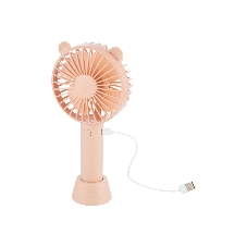 Вентилятор Energy EN-0610 USB розовый, настольный, 4 Вт, 3 скорости, 10.5 см, аккумуляторный