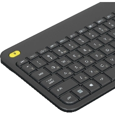 Клавиатура Logitech K400 Wireless Touch Plus беспроводная, радиоканал, чёрный