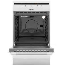 Плита электрическая Hansa FCCW54002 белый, конфорок 4 шт, духовка 68 л, 50 см x 85 см x 60 см