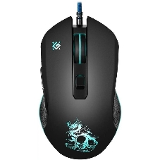 Мышь проводная Defender Sky Dragon GM-090L черный, 3200 dpi, USB, кнопки - 6