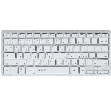 Комплект клавиатура+мышь Qumo Paragon K15/M21 беспроводной, USB, 1600 DPI, белый