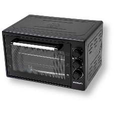 Мини-печь Kraft KF-MO3801BL, черный, 38 л.
