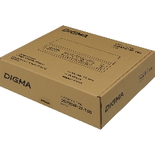 Коммутатор Digma DSP204F-2F-T80, 6×100 Мбит/с, неуправляемый