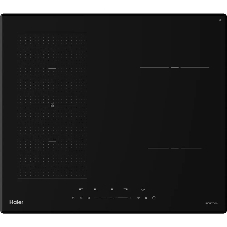Индукционная варочная поверхность Haier HHX-Y64TFVB, 4 конфорки, с зоной расширения, стеклокерамика, 7000 Вт