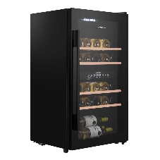 Винный шкаф Maunfeld MFWC-85D28 черный, 80 л, 2 отсека, 28 бут., класс G
