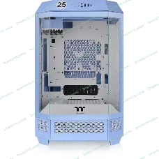 Компьютерный корпус Thermaltake The Tower 300 Hydrangea голубой без БП miniITX 8x120мм 6x140мм 2xUSB 3.0 audio bott PSU