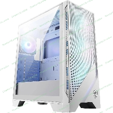 Компьютерный корпус MSI MAG Forge 320R Airflow белый без БП ATX 4x120мм 2xUSB 3.0 audio bott PSU