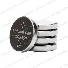 Батарейки литиевые Gembird Gb-CR2450-5B, тип CR2450, 5шт, блистер