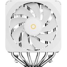 Кулер для процессора CPU Cooler Ocypus Delta A62 EX WH Digital (250W, 4-pin PWM, LED temp., 160mm, Al/Cu, 6x6mm, 2x120mm, 70CFM, 31dBA, 1800RPM, S: 1851/1700/1200/115X, AM5/AM4, white)